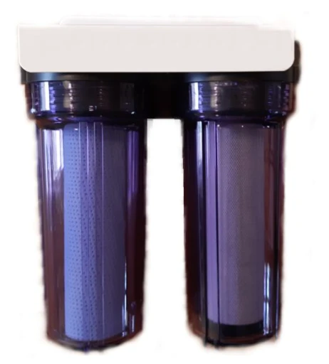 Filter 10"x 2.5"x 3/4" double transparent set