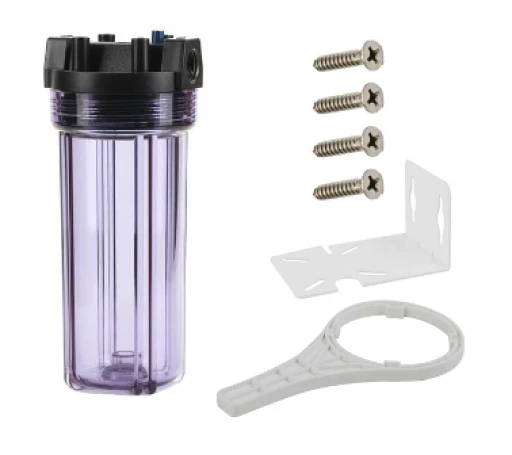Transparent water filter 10"/2.5"/3/4"