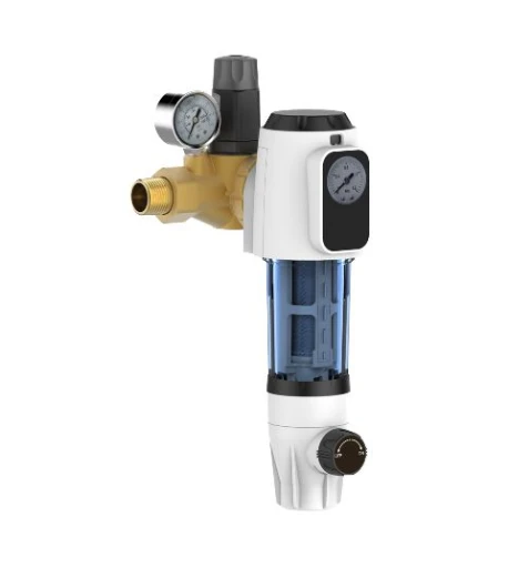 Filter with rinsing, pressure gauge and pressure regulation 3 m3/h (3/4") CPF-3-L