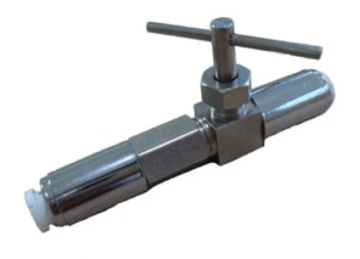 Needle valve mix stainless steel check valve 1/4" QUICK