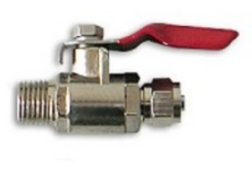 Brass ball valve 1/4"x 3/8"