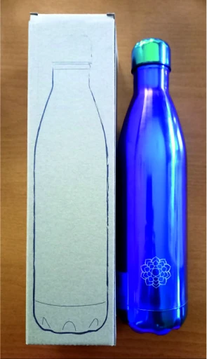 Stainless steel bottle flower 0.8l thermos bottle