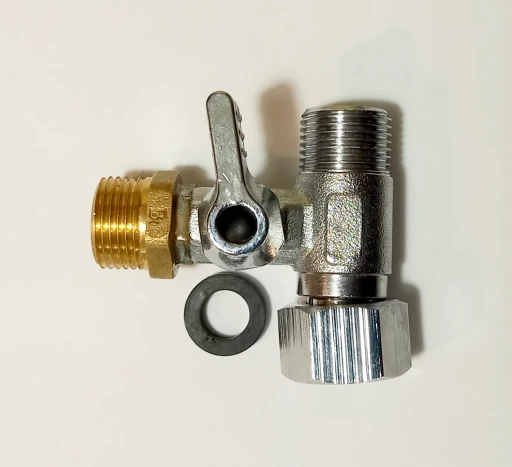 Van cấp nước 3/8" kèm đầu nối ren 3/8" nhỏ gọn