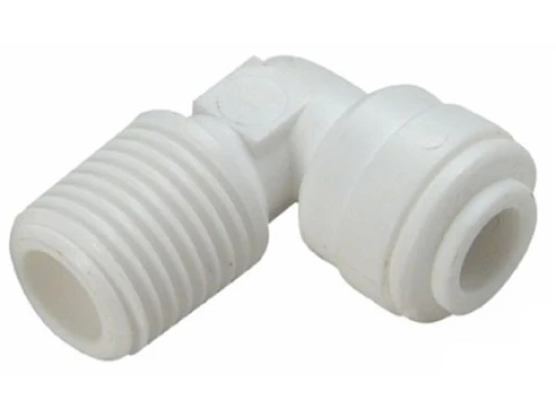 Quick Elbow 3/8" thread x 1/4" tube