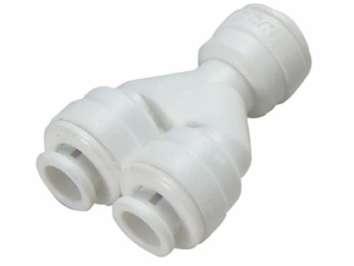 Quick Y piece Hose 1/4"x1/4"x1/4"