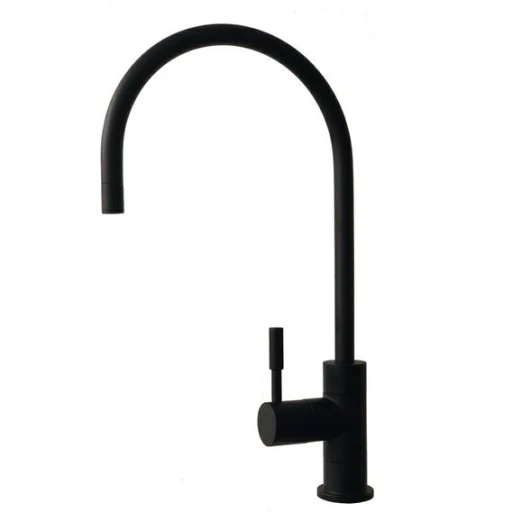 Black modern dispensing tap